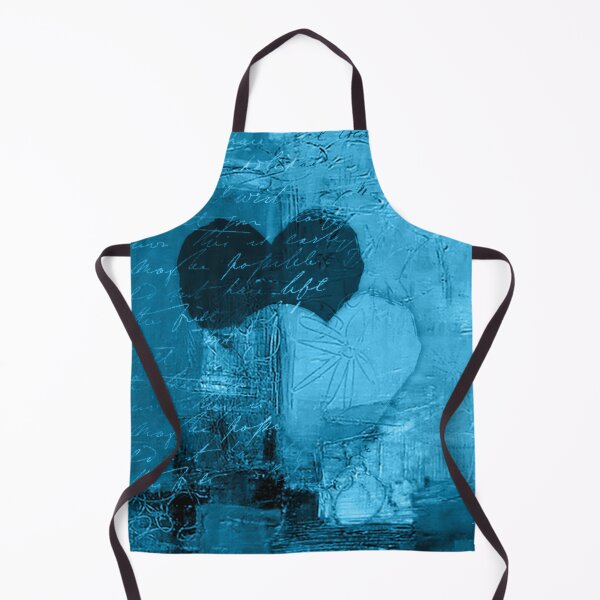 Item preview, Hearts in deep azure satin - series 2 (87) designed and sold by a3-studio.