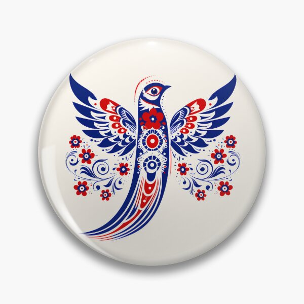 Item preview, Polish Folk Art Blue Bird designed and sold by Pati-Design.