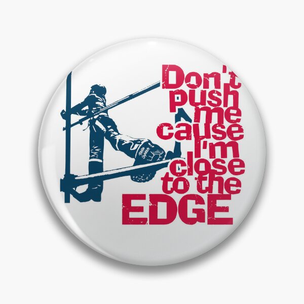 Item preview, Do Not Push Me; Scaffolder;  designed and sold by StickerApe.