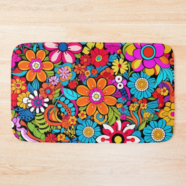 Item preview, Psychedelic Flowers Pattern designed and sold by GrinGalore.
