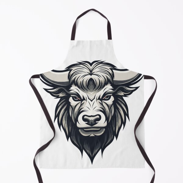 Item preview, Monochrome Bison Illustration designed and sold by soulofalion.