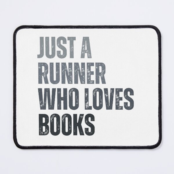 Item preview, Just a runner who loves books designed and sold by InkDrinker23.