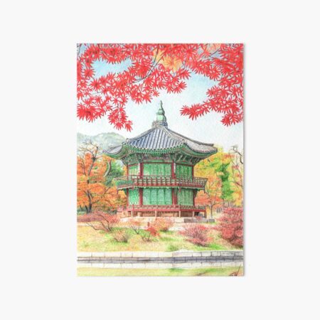 Item preview, Hyangwonjeong Pavillion Seoul designed and sold by SandraWarmerdam.