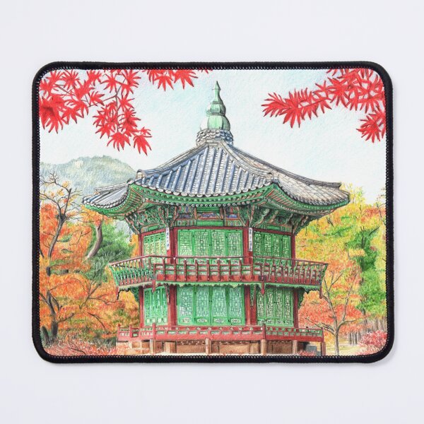 Item preview, Hyangwonjeong Pavillion Seoul designed and sold by SandraWarmerdam.