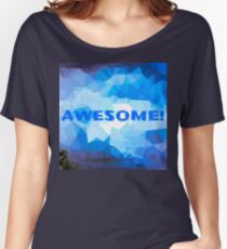 Awesome Blue Women's Relaxed Fit T-Shirt