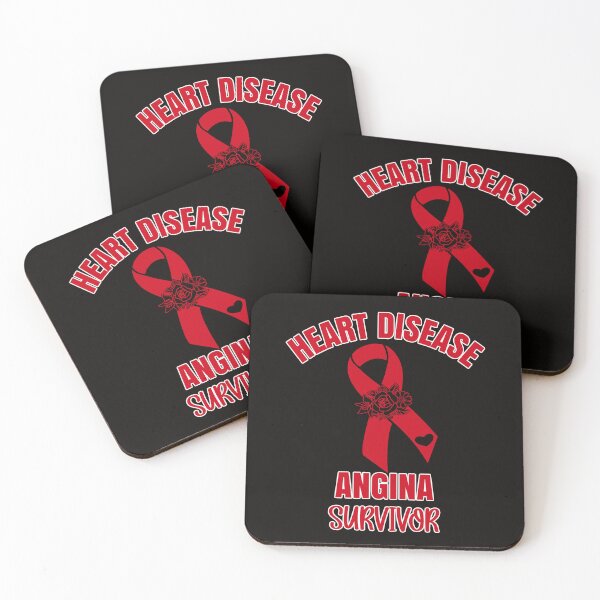 Item preview, Heart Disease - Angina Survivor Awareness Ribbon designed and sold by wordsonly.