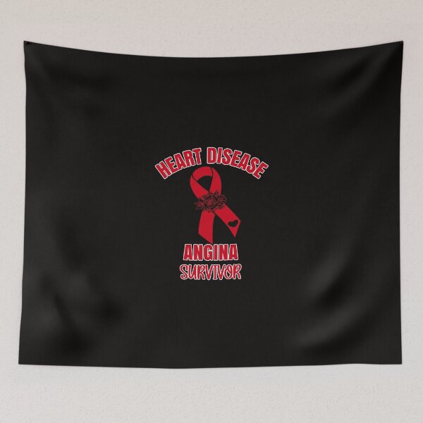 Item preview, Heart Disease - Angina Survivor Awareness Ribbon designed and sold by wordsonly.