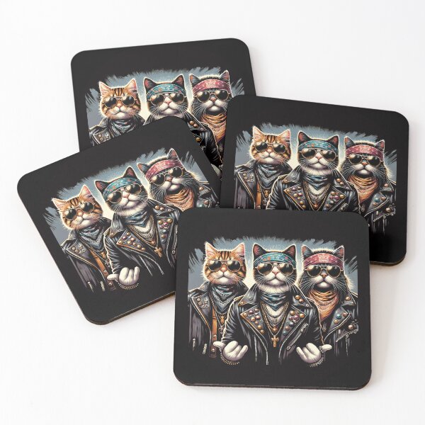 Item preview, Rocking Cats - Chic Chat Créations Ref.098 designed and sold by ChicChat.