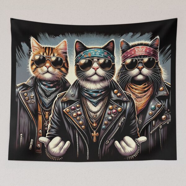 Item preview, Rocking Cats - Chic Chat Créations Ref.098 designed and sold by ChicChat.
