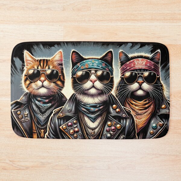 Item preview, Rocking Cats - Chic Chat Créations Ref.098 designed and sold by ChicChat.