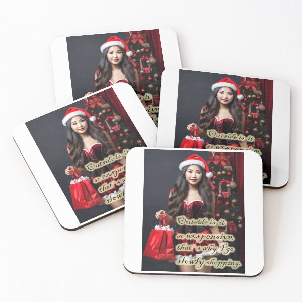 Item preview, Christmas Shopping;  designed and sold by StickerApe.