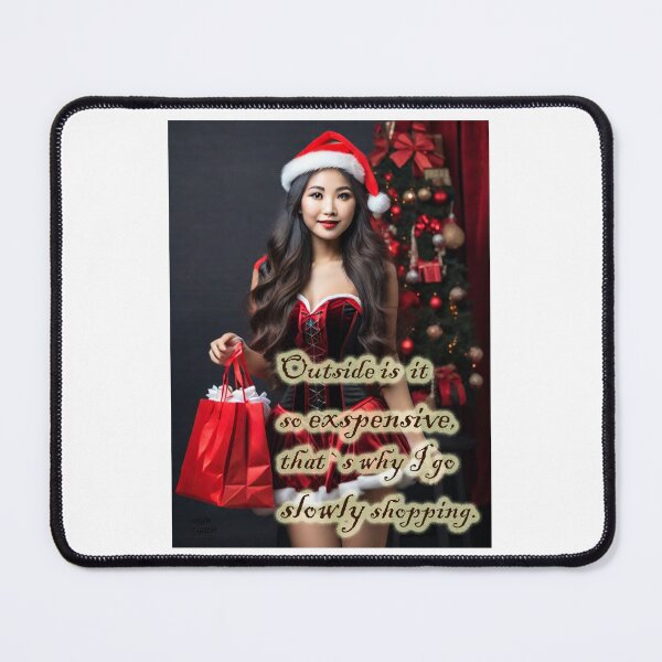 Item preview, Christmas Shopping;  designed and sold by StickerApe.