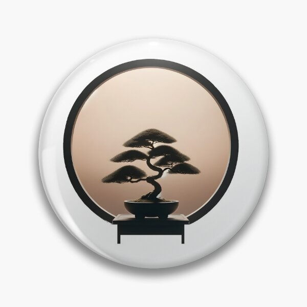 Item preview, Bonsai Tree, Stylized Japanese Enso zen designed and sold by Truck Stop One.