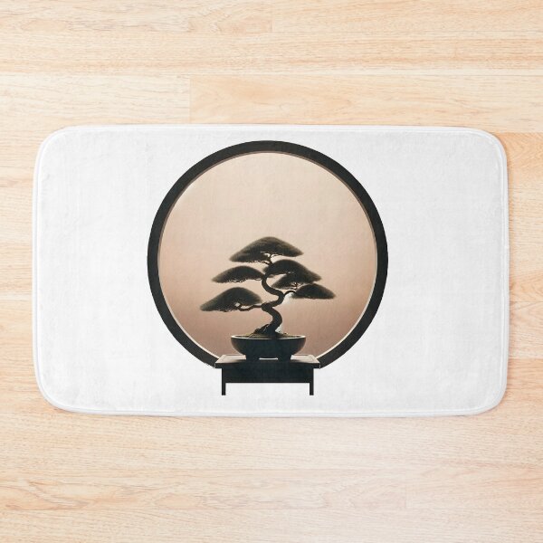 Item preview, Bonsai Tree, Stylized Japanese Enso zen designed and sold by Truck Stop One.
