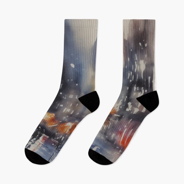 Item preview, City Lights in a Rainy Night designed and sold by EchoRadiant.