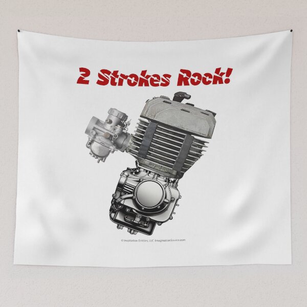 Item preview, 2 Strokes Rock! designed and sold by The Imagination Source™.