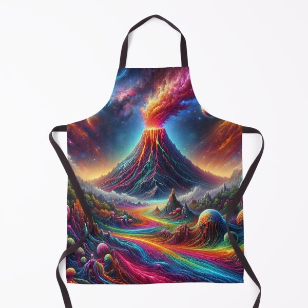 Item preview, Psychedelic Volcano Amidst the Universe designed and sold by imagi-naition.