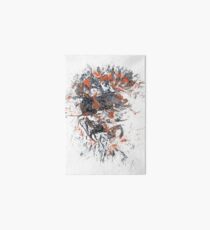 Aussie Polar Bear's Rear Paw Print in Copper & Black on White Art Board
