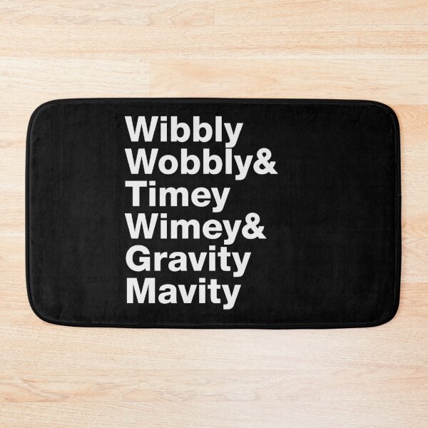 Item preview, Wibbly Wobbly & Timey Wimey & Gravity Mavity designed and sold by KingPagla.