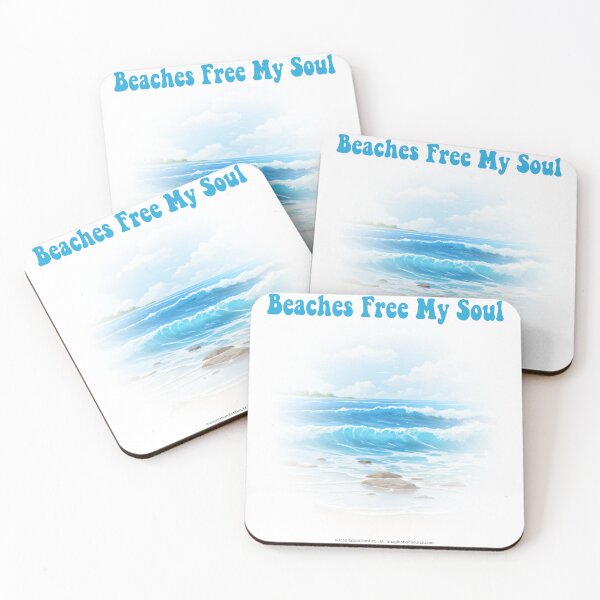 Item preview, Beaches Free My Soul designed and sold by The Imagination Source™.
