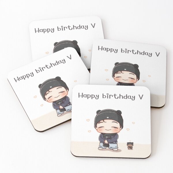 Item preview, Happy birthday V designed and sold by Hana-emad.