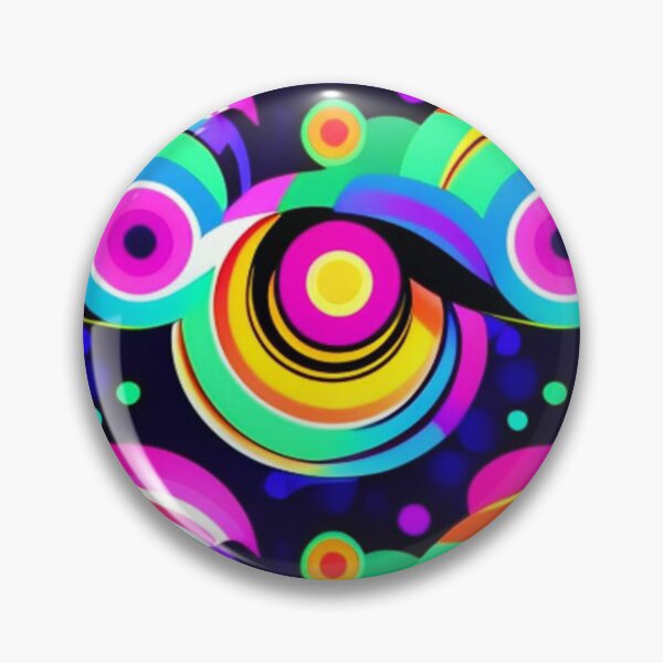 Item preview, Trippy color pattern designed and sold by Flowerslaps.