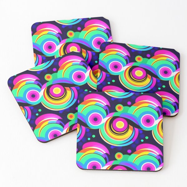 Item preview, Trippy color pattern designed and sold by Flowerslaps.