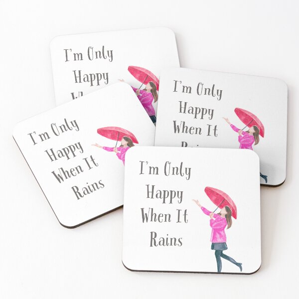 Item preview, I'm Only Happy When It Rains Garbage Fan Art designed and sold by Etaipal.