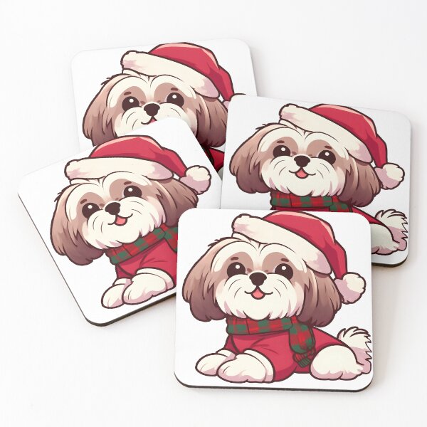 Item preview, Shih Tzu Santa: A Pawsitively Merry Christmas designed and sold by EpicPaws.