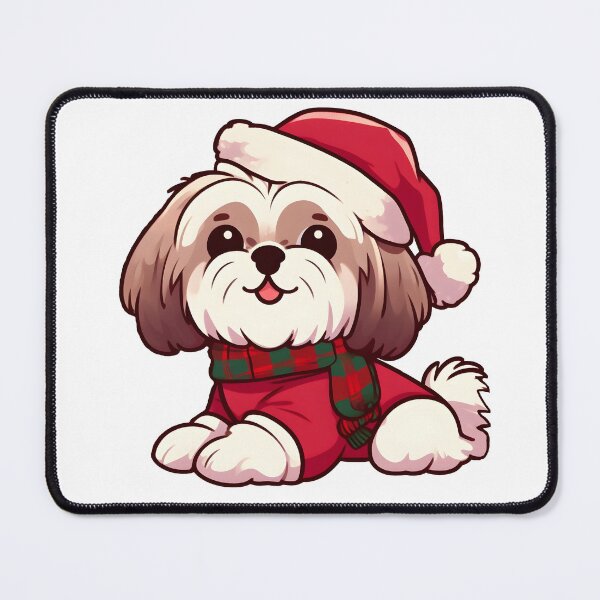 Item preview, Shih Tzu Santa: A Pawsitively Merry Christmas designed and sold by EpicPaws.