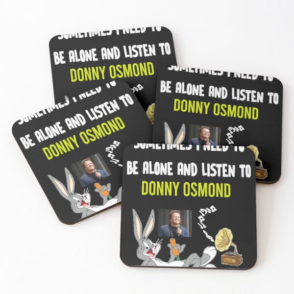 Item preview, I CAN&39;T GO A DAY WITHOUT LISTENING TO DONNY OSMOND Round neck  Woman designed and sold by kathelmoala.