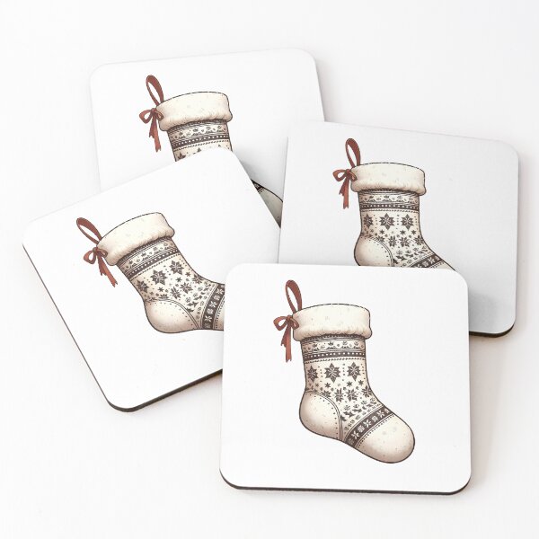 Item preview, Christmas Stocking with Ribbon designed and sold by MomiDStudio.