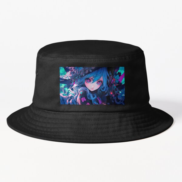 Vista previa del artículo con la obra «Chica maga anime», diseñado y vendido por iWallGlow.