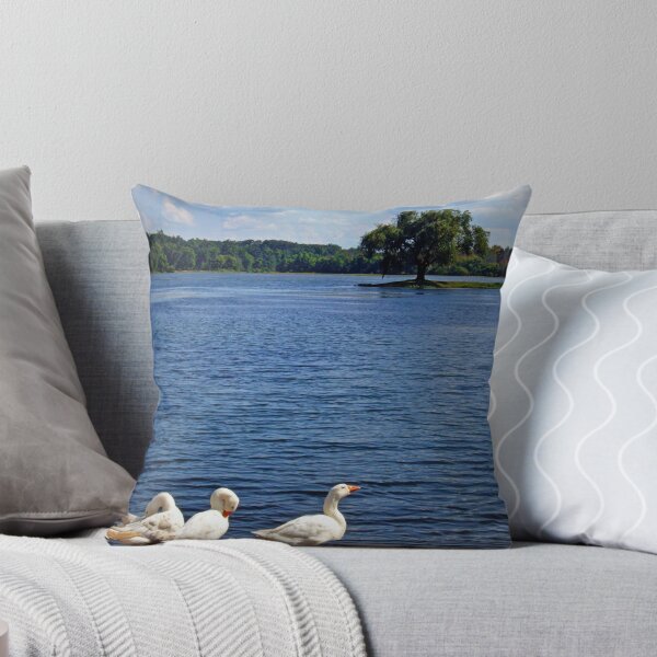 Item preview, Geese enjoying a day at the Lake designed and sold by Frankie Cat Photography.
