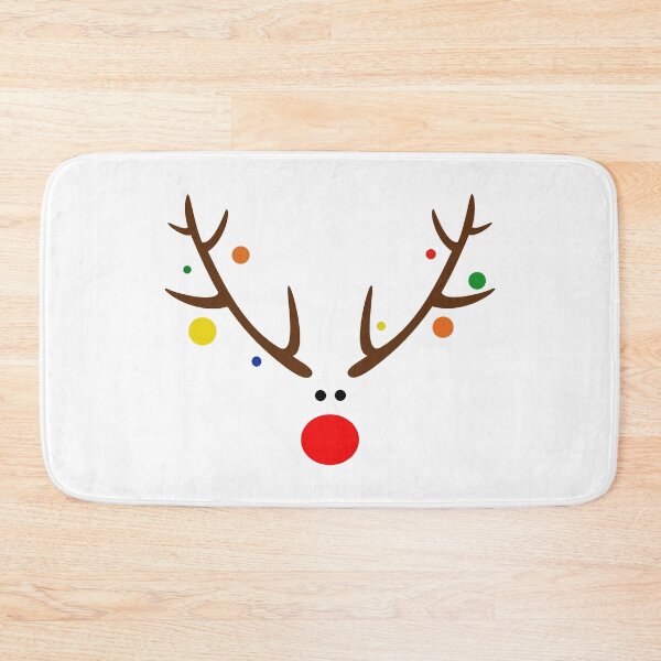 Item preview, Stylised reindeer with Christmas decorations designed and sold by tentihandmade.