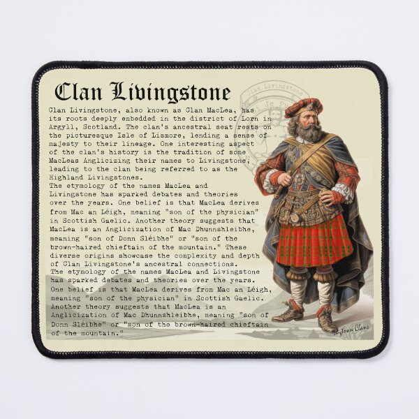 Item preview, Clan Livingstone Scottish History designed and sold by BagTown Clans.