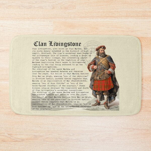 Item preview, Clan Livingstone Scottish History  designed and sold by BagTown Clans.