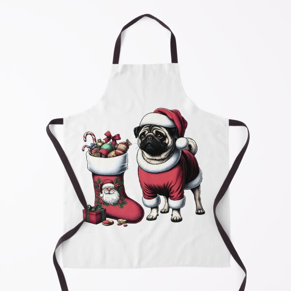 Item preview, Santa Pug's Snowy Surprise designed and sold by EpicPaws.