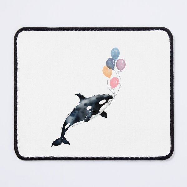 Item preview, Orca playing with balloons designed and sold by AnxiousVariance.