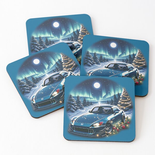 Item preview, Christmassy Honda S2000 in snow designed and sold by mugooooo.