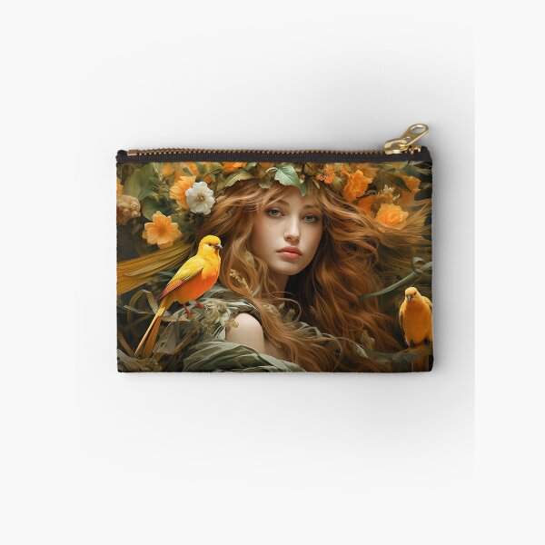 Item preview, Muse with Floral Crown in a Whimsical World designed and sold by soulofalion.