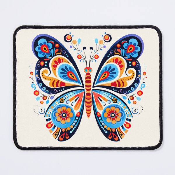 Item preview, Polish Folk Art Blue Butterfly designed and sold by Pati-Design.