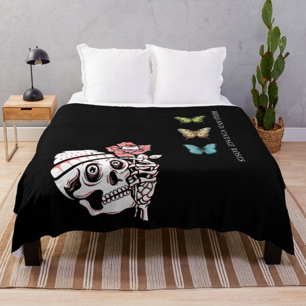 Item preview, Resilient Blooms: Skulls & Vintage Roses Tee designed and sold by exclusivebucket.