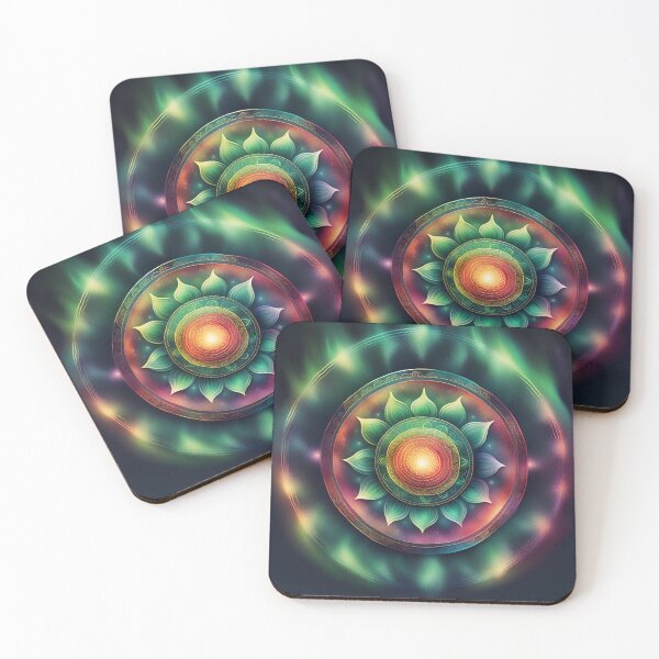 Item preview, Dazzling Northern Lights Mandala Design designed and sold by SpiritualManda.