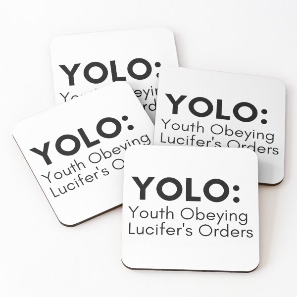 Item preview, YOLO: Youth Obeying Lucifers Orders designed and sold by TrendIt-.
