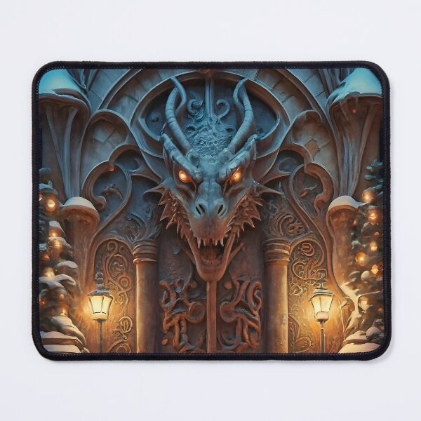 Item preview, Christmas Lights And Gargoyle Dragon Doorway designed and sold by DragonRealms.