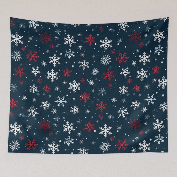 Item preview, Snow flake winter seamless pattern designed and sold by mliotard.