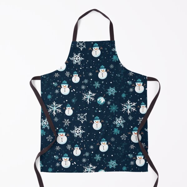 Item preview, Snow flake and snowman winter seamless pattern designed and sold by mliotard.