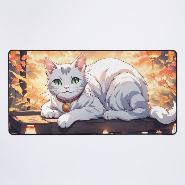 Item preview, Lantern festival anime cat designed and sold by MangetsuArt.