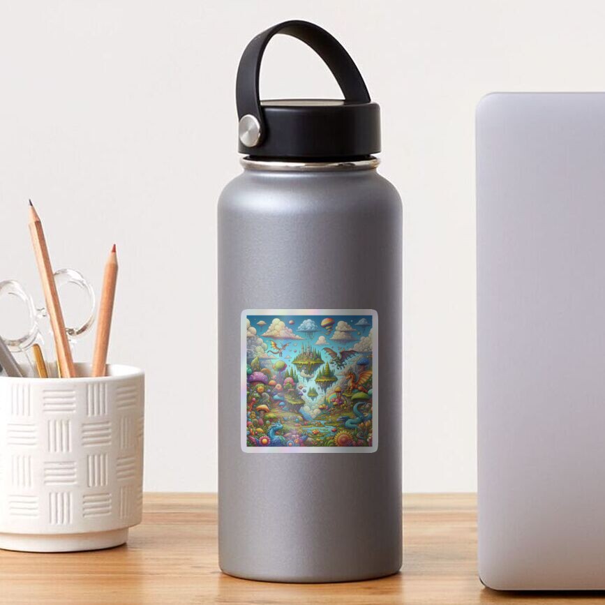 Item preview, Holographic Sticker designed and sold by TeeMugs3.
